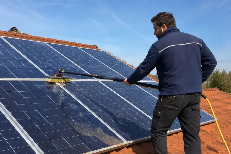 Nettoyage et entretien de panneaux solaires à Rezé